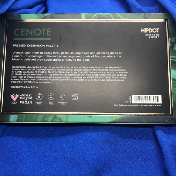 ❤️ NEW! HIPDOT Cenote  Pressed Eyeshadow Palette - Picture 3 of 5